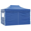Stella Homewares Foldable Tent Pop-Up with 4 Side Walls 3x4.5 m Blue