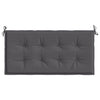 Stella Homewares Garden Bench Cushion Anthracite 100x50x4 cm Oxford Fabric