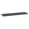 Stella Homewares Garden Bench Cushion Anthracite 180x50x3 cm Oxford Fabric
