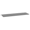 Stella Homewares Garden Bench Cushion Grey 180x50x3 cm Oxford Fabric