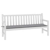 Stella Homewares Garden Bench Cushion Grey 180x50x3 cm Oxford Fabric