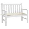 Stella Homewares Garden Bench Cushion Cream 100x50x4 cm Oxford Fabric