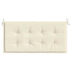 Stella Homewares Garden Bench Cushion Cream 100x50x4 cm Oxford Fabric