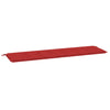 Stella Homewares Garden Bench Cushion Red 180x50x3 cm Oxford Fabric