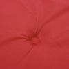 Stella Homewares Garden Bench Cushion Red 180x50x3 cm Oxford Fabric