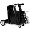 Stella Homewares Welding Cart with 4 Drawers Black