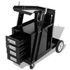 Stella Homewares Welding Cart with 4 Drawers Black