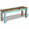 Stella Homewares Bench Solid Reclaimed Wood 110x35x45 cm