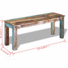 Stella Homewares Bench Solid Reclaimed Wood 110x35x45 cm