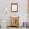 Stella Homewares Bathroom Vanity Cabinet with Mirror Solid Mango Wood