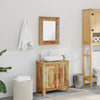 Stella Homewares Bathroom Vanity Cabinet with Mirror Solid Mango Wood