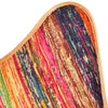 Stella Homewares Butterfly Chair Multicolour Chindi Fabric