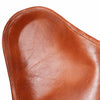 Stella Homewares Butterfly Chair Brown Real Leather