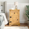 Stella Homewares Bedside Cabinet Mexican Pine Corona Range 53x39x66 cm