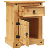 Stella Homewares Bedside Cabinet Mexican Pine Corona Range 53x39x66 cm