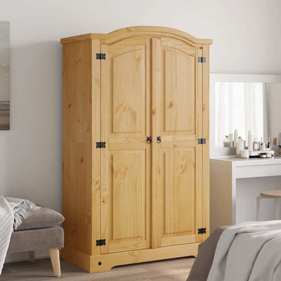 Stella Homewares Wardrobe Mexican Pine Corona Range 2 Doors