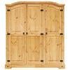 Stella Homewares Wardrobe Mexican Pine Corona Range 3 Doors