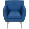 Stella Homewares Armchair Blue Fabric