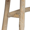 Stella Homewares Bench Real Leather Teak