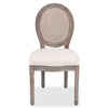 Stella Homewares Dining Chairs 6 pcs Cream Fabric