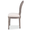 Stella Homewares Dining Chairs 6 pcs Cream Fabric