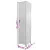 Stella Homewares Locker Cabinet 38x45x180 cm