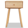 Stella Homewares Bedside Tables 2 pcs Solid Pinewood 40x30x61 cm Brown