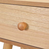 Stella Homewares Bedside Tables 2 pcs Solid Pinewood 40x30x61 cm Brown