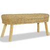 Stella Homewares Hall Bench 110x35x45 cm Natural Rattan