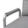 Stella Homewares Swivel Chair and Sofa Bed Light Grey Fabric