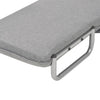 Stella Homewares Swivel Chair and Sofa Bed Light Grey Fabric