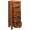 Stella Homewares Chest of Drawers Solid Acacia Wood 45x32x115 cm