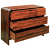Stella Homewares Chest of Drawers Solid Acacia Wood 90x37x75 cm