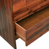 Stella Homewares Chest of Drawers Solid Acacia Wood 90x37x75 cm