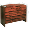 Stella Homewares Chest of Drawers Solid Acacia Wood 90x37x75 cm