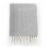 Stella Homewares Throw Cotton Herringbone 160x210 cm Grey