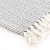 Stella Homewares Throw Cotton Herringbone 160x210 cm Grey