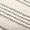 Stella Homewares Throw Cotton Stripes 220x250 cm Grey and White