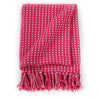 Stella Homewares Throw Cotton Squares 125x150 cm Pink