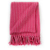 Stella Homewares Throw Cotton Squares 220x250 cm Pink