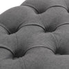 Stella Homewares Bench Linen Solid Wood 110x38x48 cm Dark Grey