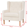 Stella Homewares Armchair Cream White Fabric