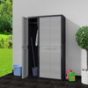 Stella Homewares Garden Storage Cabinet with 4 Shelves Black and Grey