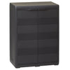 Stella Homewares Garden Storage Cabinet with 1 Shelf Black