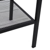 Stella Homewares Ladder Bookcase 4 Tiers Metal Black