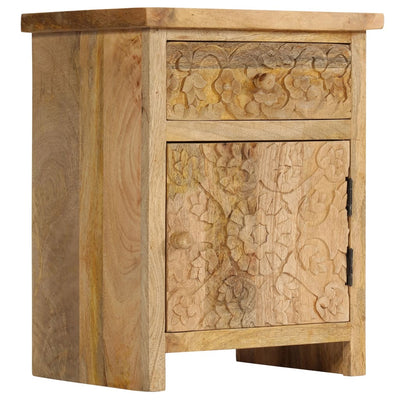 Stella Homewares Bedside Table Solid Mango Wood 40x30x50 cm