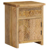 Stella Homewares Bedside Table Solid Mango Wood 40x30x50 cm