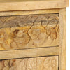 Stella Homewares Bedside Table Solid Mango Wood 40x30x50 cm