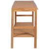 Stella Homewares Bathroom Vanity Cabinet Solid Teak 132x45x75 cm