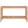 Stella Homewares Bathroom Vanity Cabinet Solid Teak 132x45x75 cm